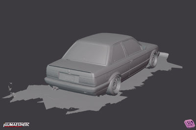 BMW 3 Series E30 3D Scan Data (Facelift, 1987-1994)