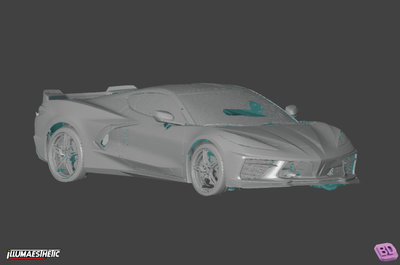 Chevrolet Corvette C8 3D Scan (2020+)