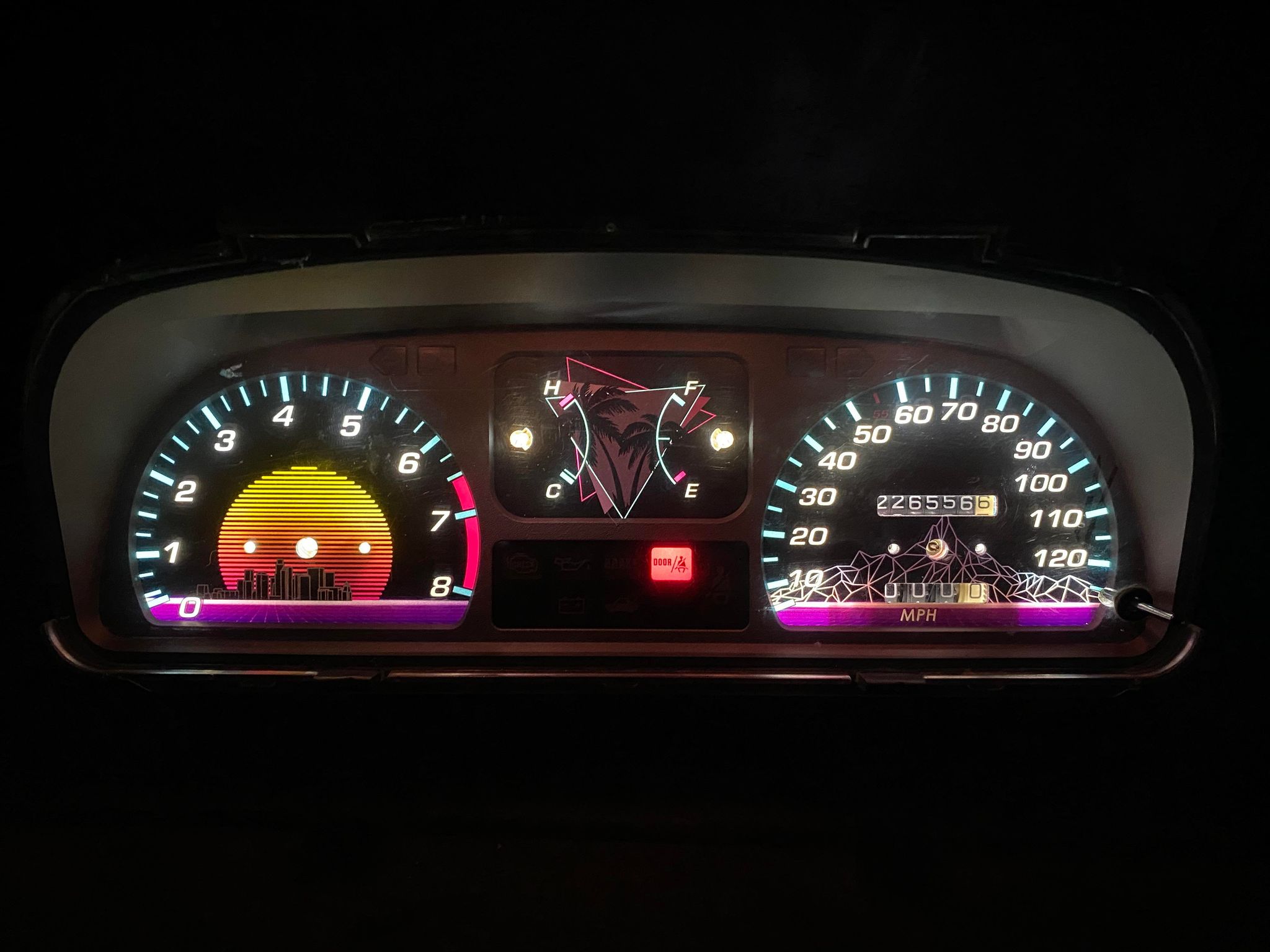 Honda Crx Gauge Cluster