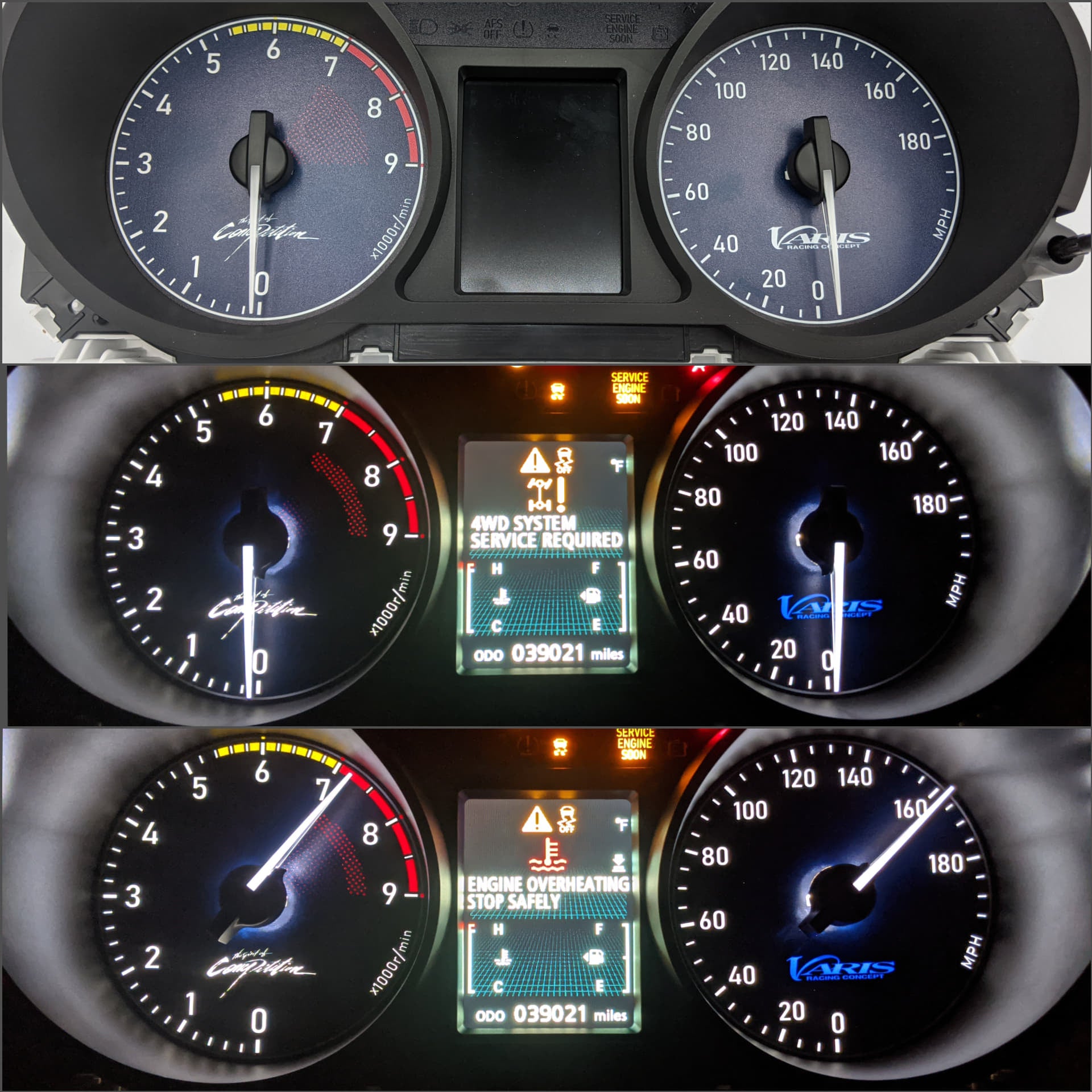 Mitsubishi Lancer Evolution X Gauge Faces (CZ4A) Illumaesthetic