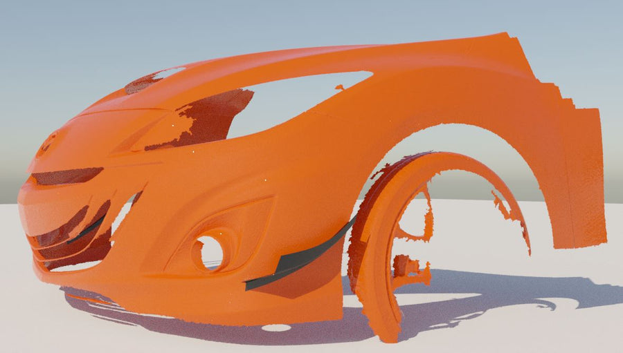 Mazda Mazdaspeed 3 BL (2010-2013) - Canard Set - 3D Print STL