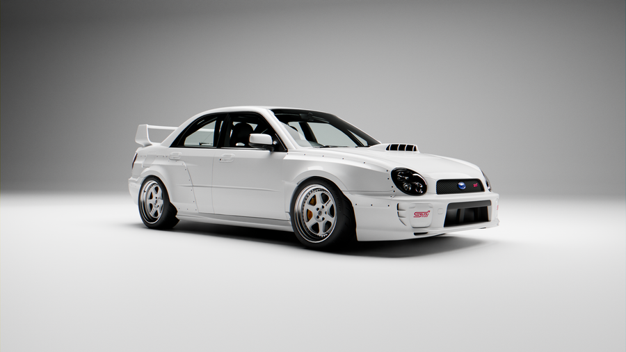 Subaru Impreza WRX STI Bugeye GD (2001-2003) - Widebody Kit - 3D Print STL