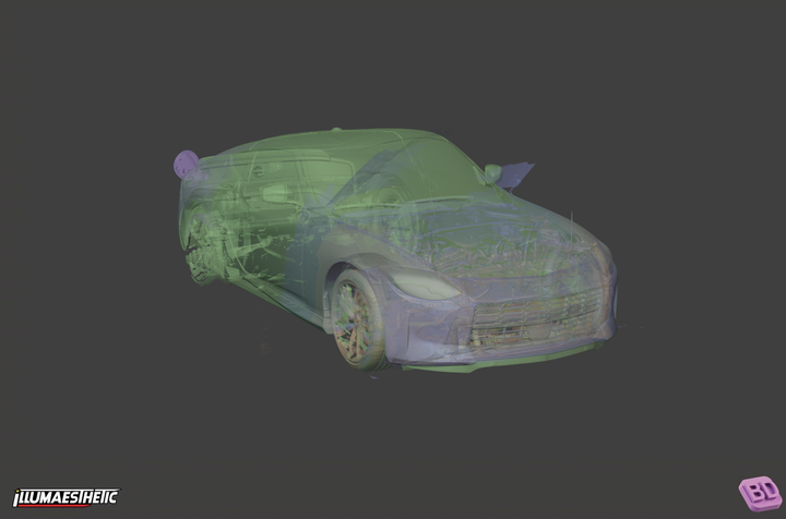 2022+ Nissan Z RZ34 / 400Z 3D Scan Files | Illumaesthetic