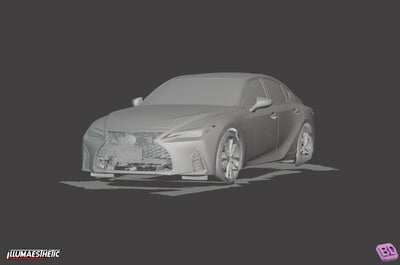 Lexus IS (XE30) 3D Scan (Facelift, 2020+)