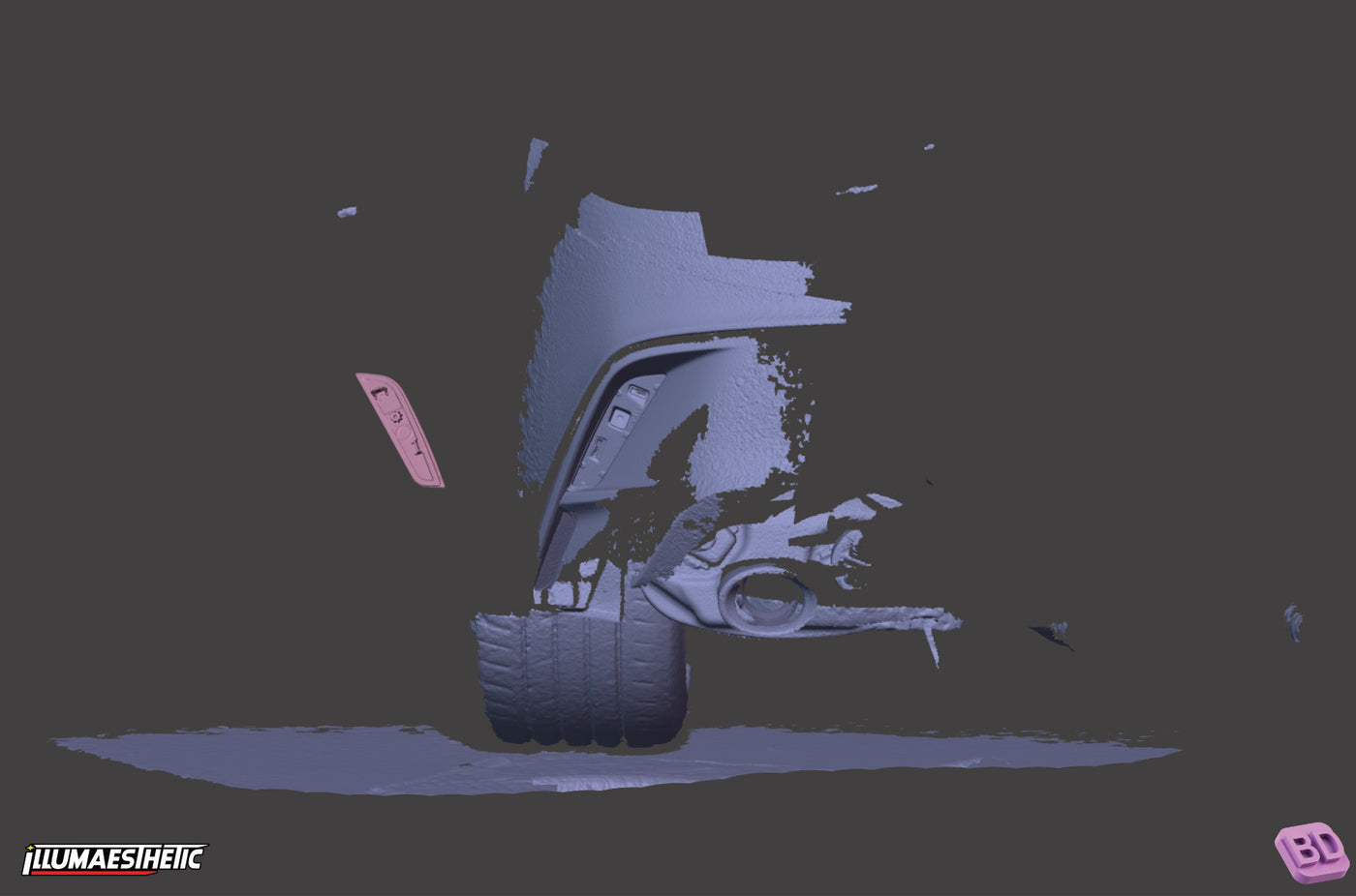 Lexus IS (XE30) 3D Scan (Facelift, 2020+)