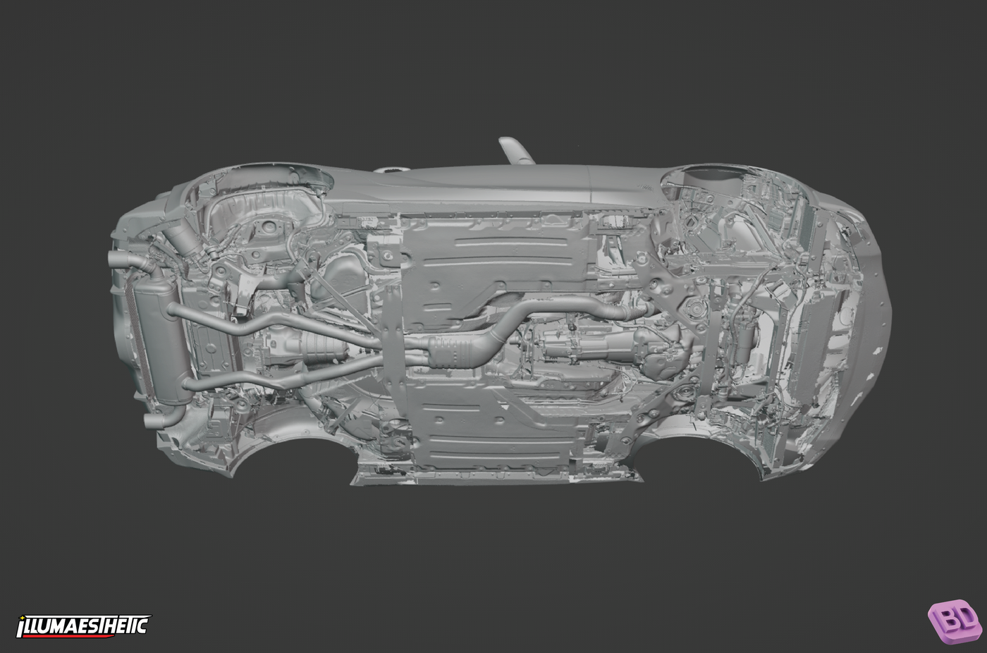 Toyota GR Supra 3D Scan (A90, 2019+)