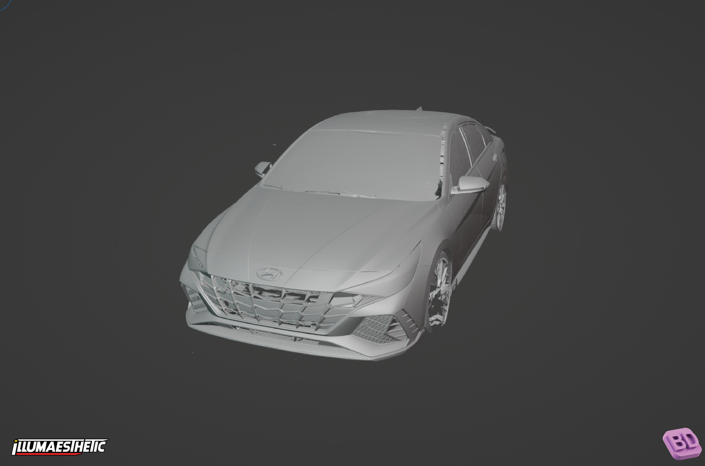 Hyundai Elantra N 3D Scan (CN7, 2020+)