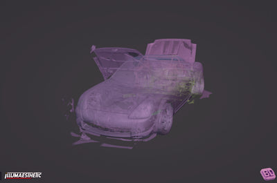 Toyota MR2 Spyder 3D Scan (2000-2007, ZZW30)