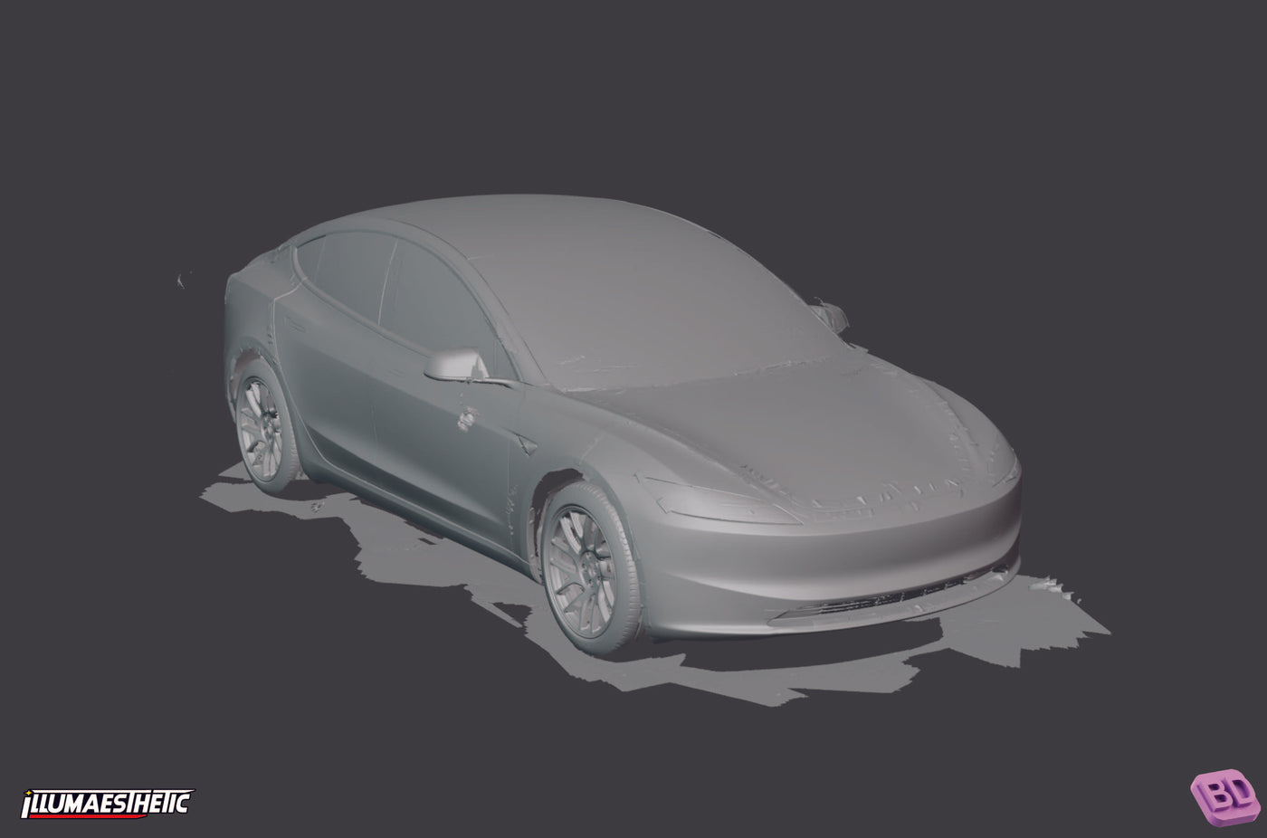 Tesla Model 3 Highland 3D Scan (2024+)