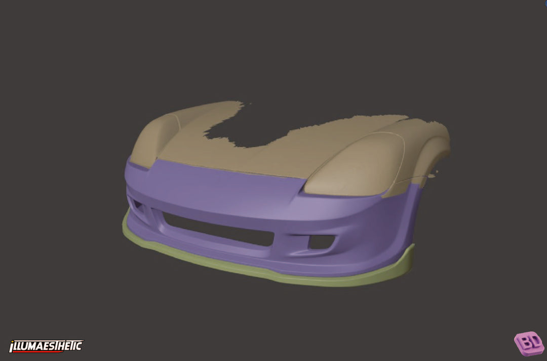 Toyota MR2 Spyder ZZW30 Aero STL Files | Illumaesthetic