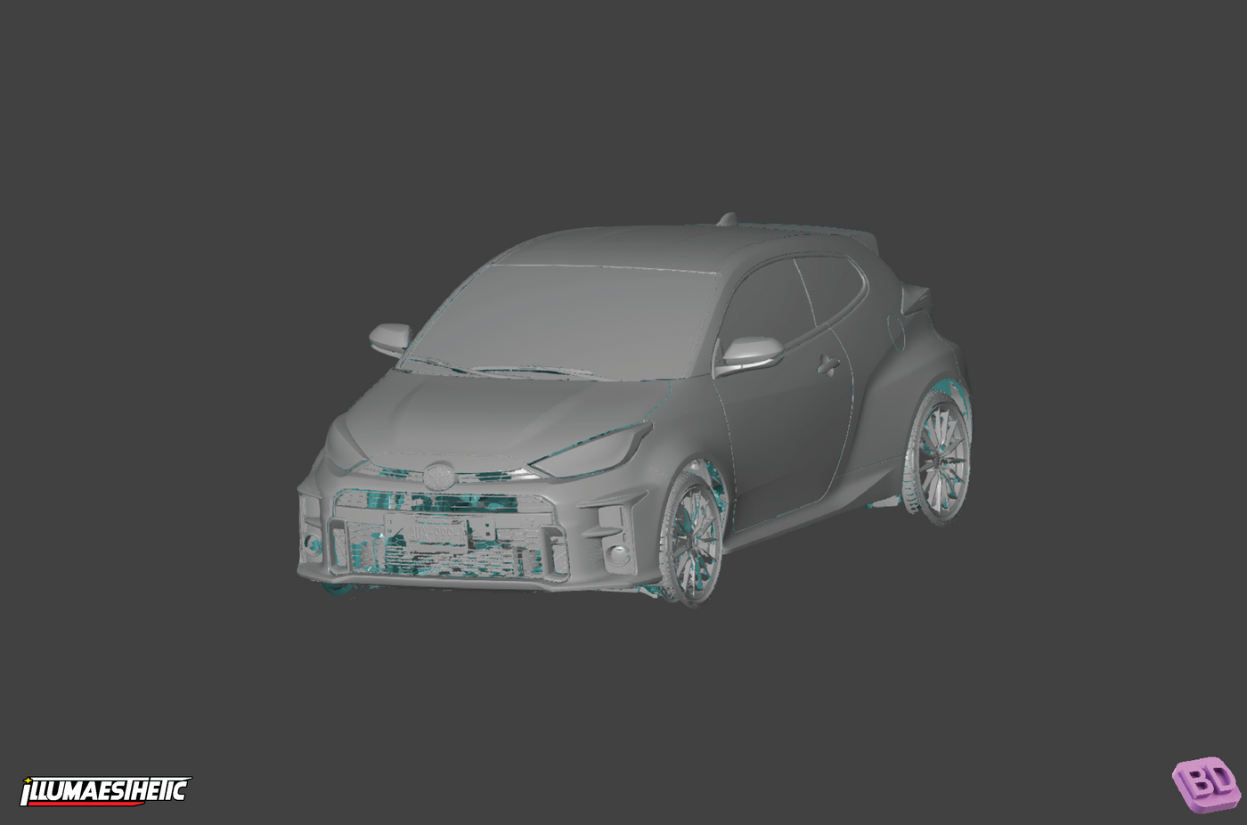 Toyota GR Yaris 3D Scan (2021+)