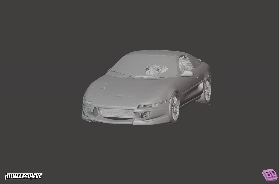 Toyota MR2 (SW20) 3D Scan (1989-1999) – Illumaesthetic
