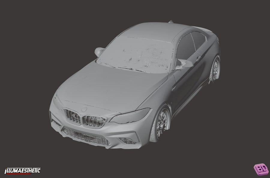BMW M2 (F87) 3D Scan (2016-2021) - cover