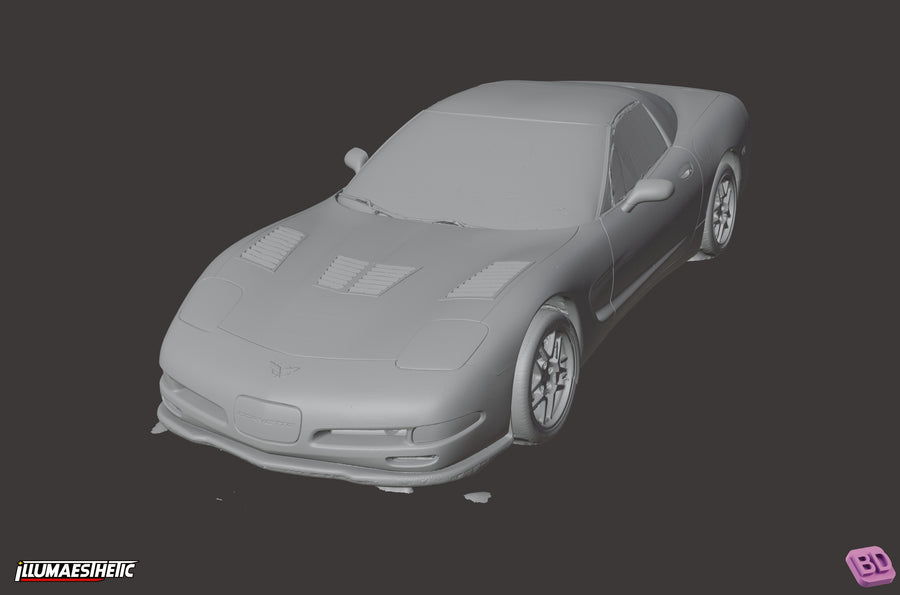 Chevrolet Corvette C5 3D Scan (1997-2004) - cover