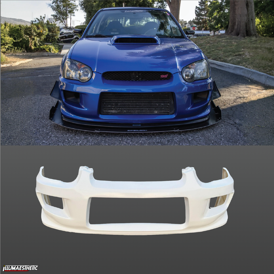 Front Bumper (Version 2) - Subaru Impreza Sedan (GD, 04-05)