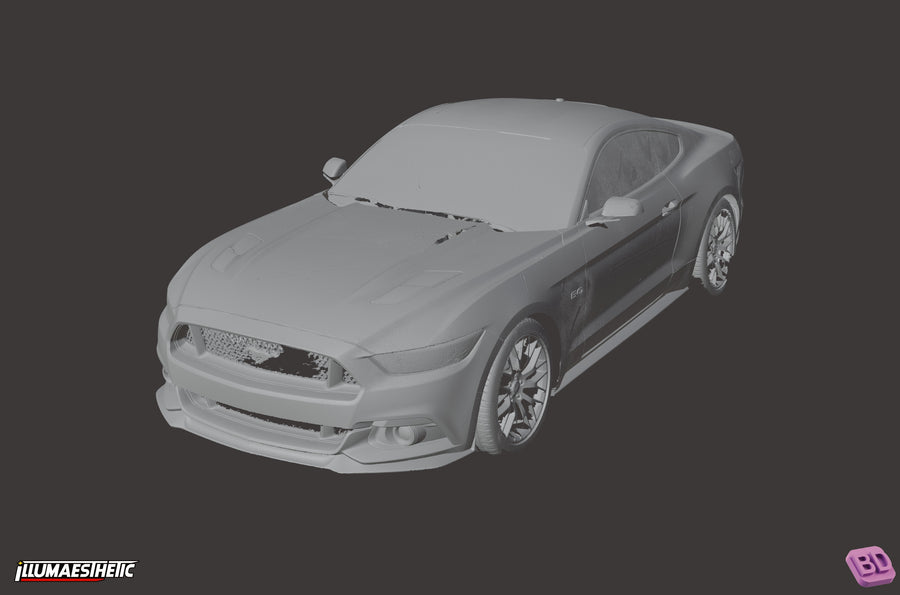 Ford Mustang GT (S550) 3D Scan (2015-2017) - cover
