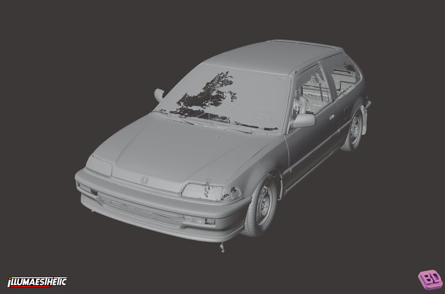 Honda Civic (EF) 3D Scan (1987-1991) - cover