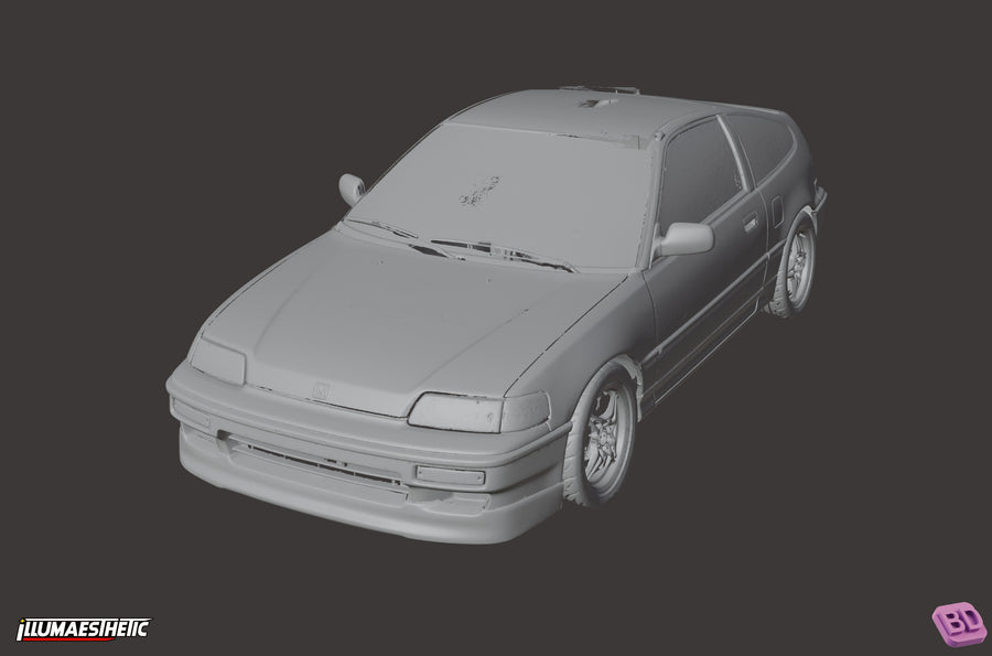 Honda CR-X 3D Scan (1987-1991) - cover