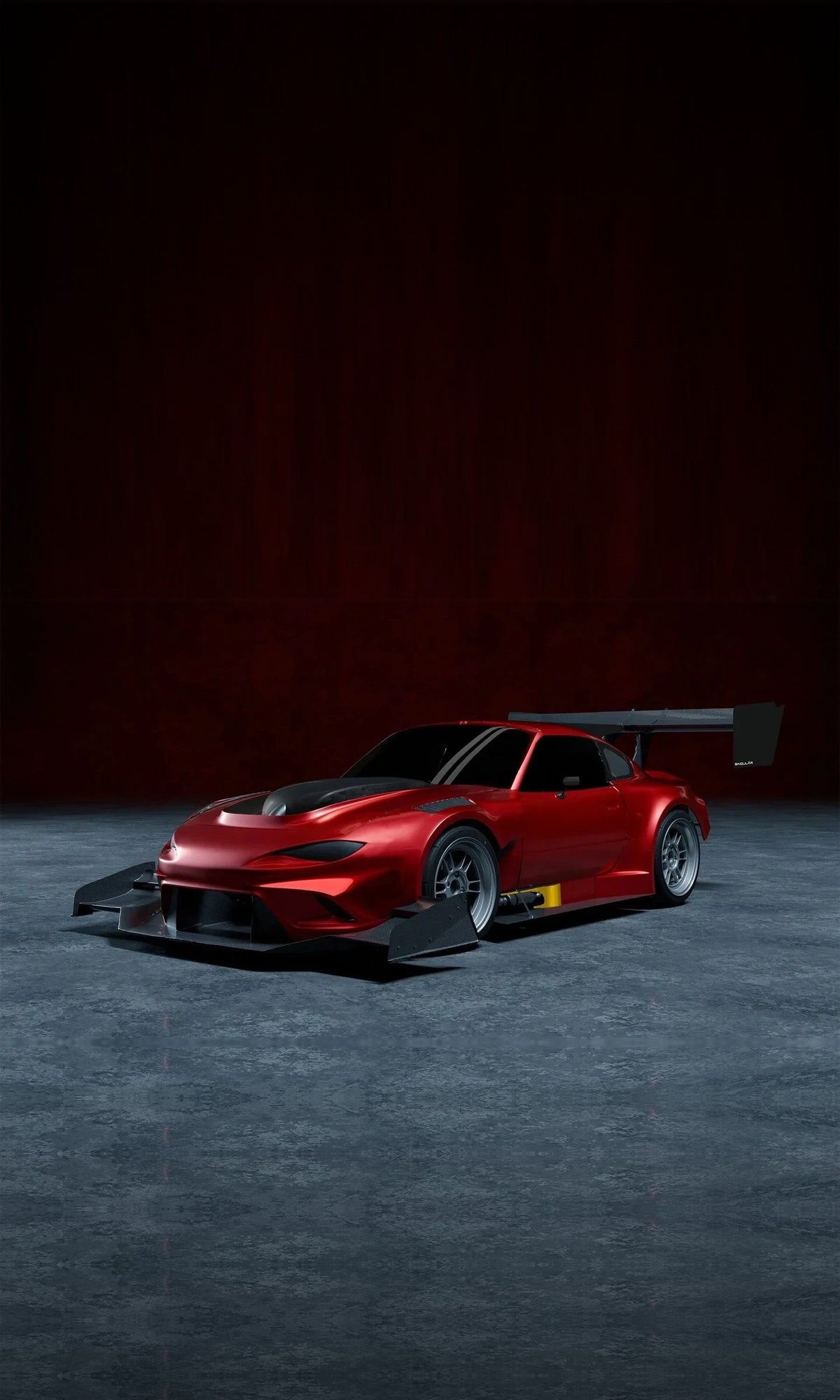 Ryan Passey's HyperMiata render with Illumaesthetic aero