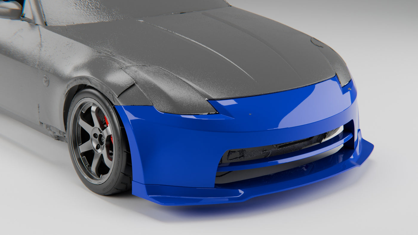350Z Z33 IA Design Front Bumper - 3D Print STL | Illumaesthetic