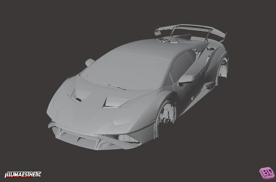 Lamborghini Huracan STO 3D Scan (2021-2024) - cover