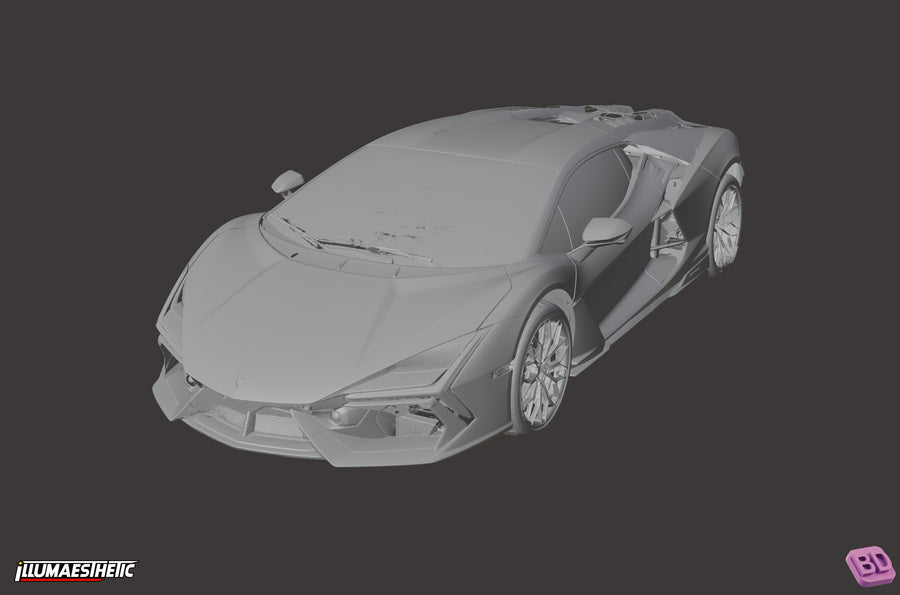Lamborghini Revuelto 3D Scan (2023+) - cover