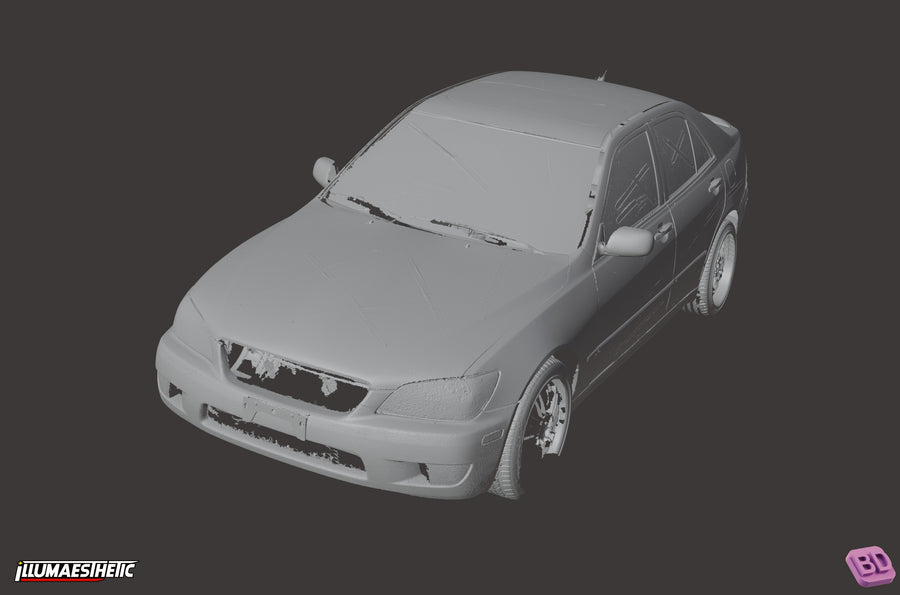 Lexus IS300 / Toyota Altezza (XE10) 3D Scan (1998–2005) - cover