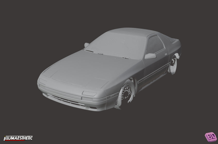 Mazda RX7 (FC3S) 3D Scan (1985-1992) - cover