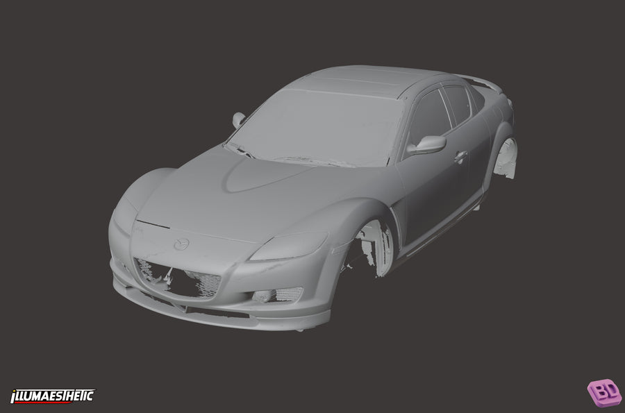 Mazda RX8 (SE3P) 3D Scan (2002-2008) - cover
