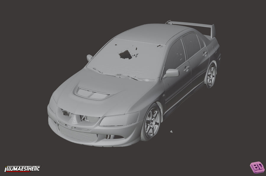 Mitsubishi Lancer Evolution 8 (CT9A) 3D Scan (2003-2005) - cover