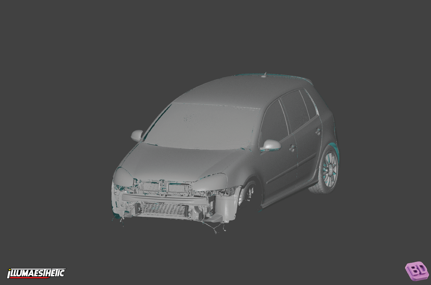 Volkswagen Golf GTI MKV 3D Scan Data (2004-2009)