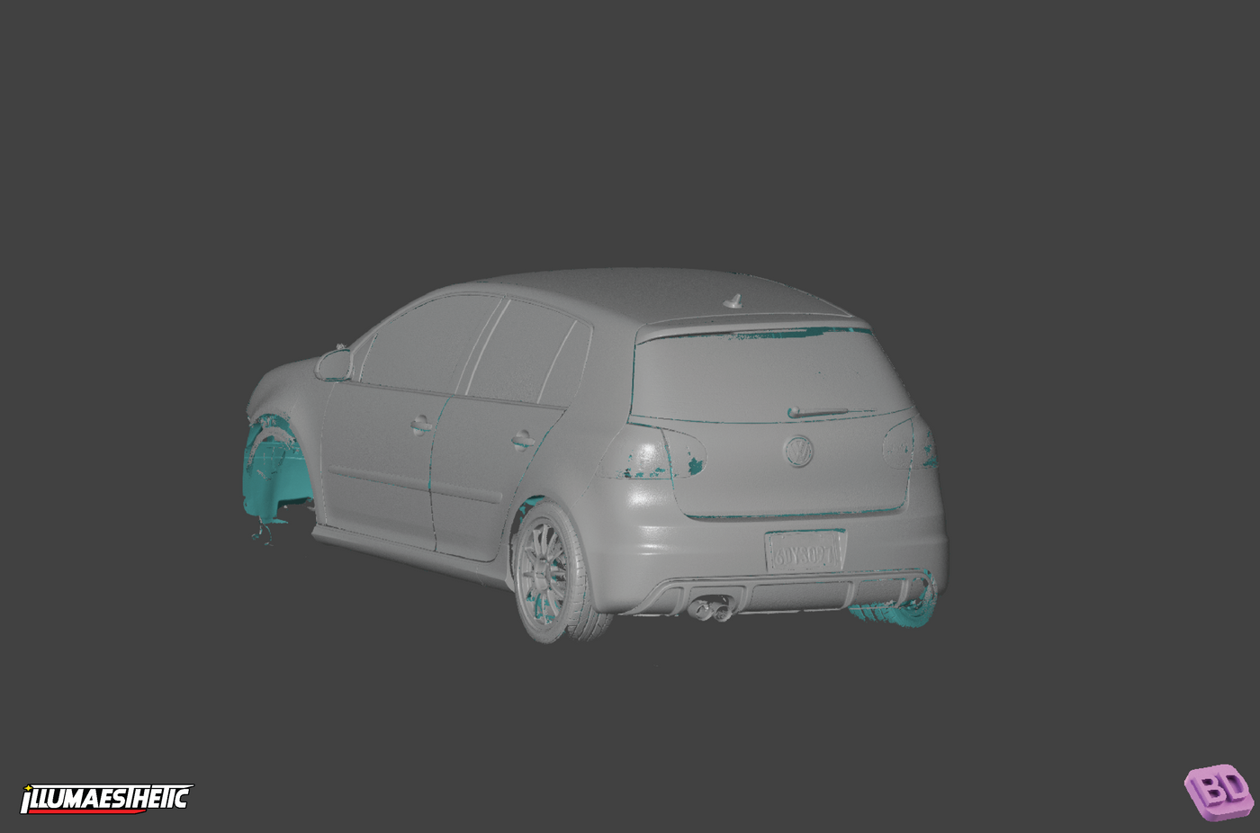 Volkswagen Golf GTI MKV 3D Scan Data (2004-2009) – Illumaesthetic