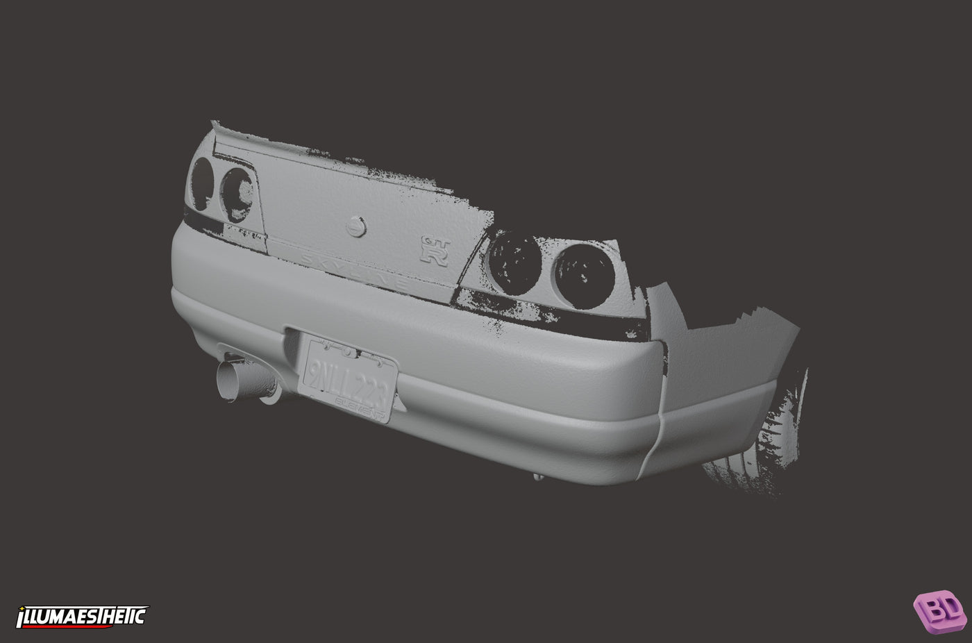 Nissan Skyline R33 GT-R BCNR33 3D Scan Files | Illumaesthetic