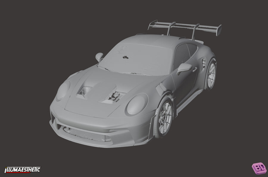 Porsche 911 GT3 RS (992) 3D Scan (2022+) - cover