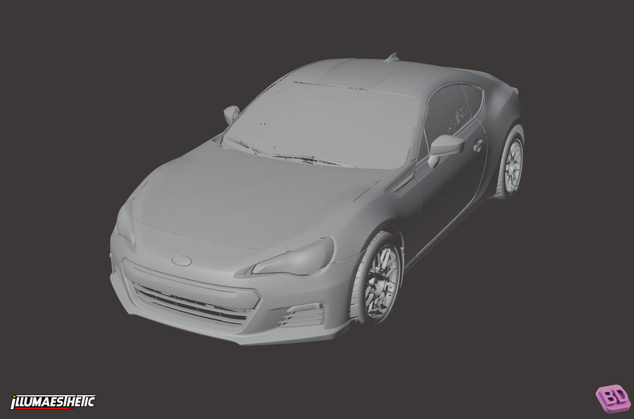 Subaru BRZ / Scion FRS / Toyota GT86 (ZC6 / ZN6) 3D Scan (2013-2020) - cover