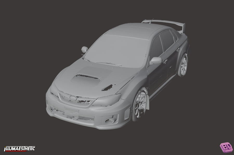 Subaru Impreza WRX STI (GR / GV) 3D Scan (2008-2014) - cover