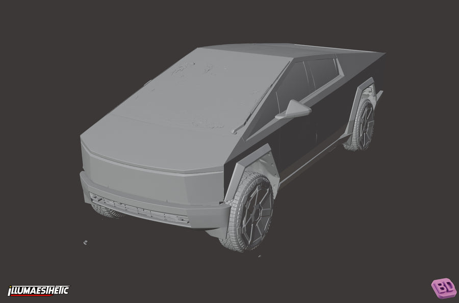 Tesla Cybertruck 3D Scan (2024+) - cover