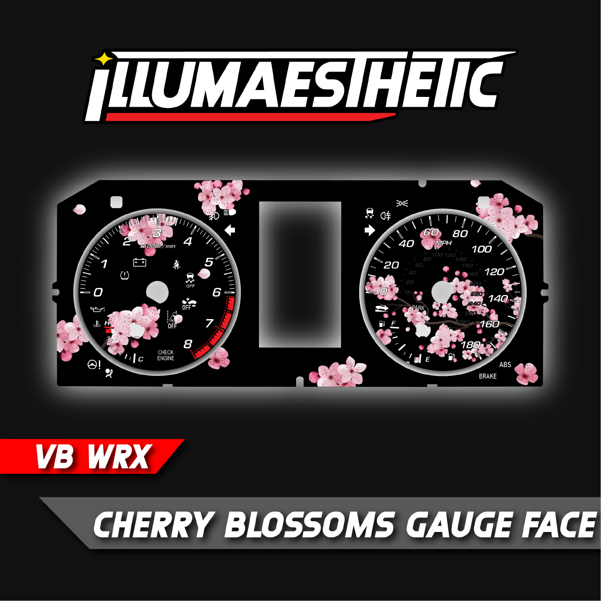 Illumaesthetic Subaru WRX (VB 2022+) - Gauge Faces