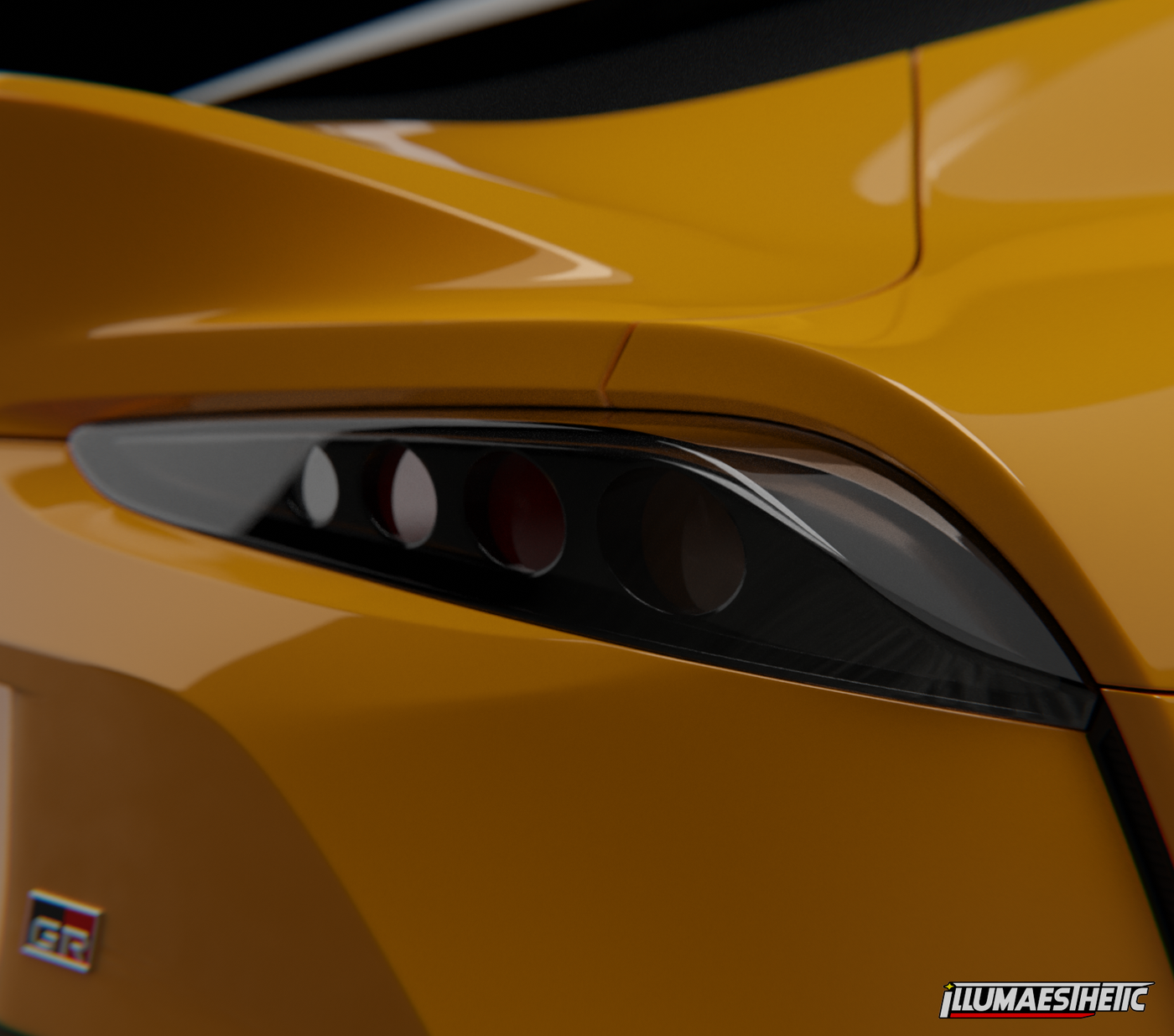 Toyota Supra MKV 3D Printed Light Inserts (for DIY V2)