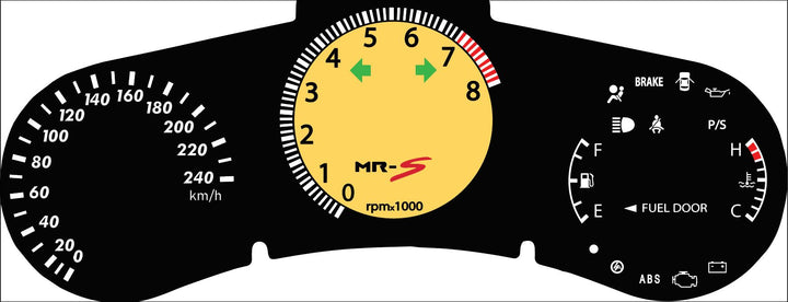 Toyota MR-S / MR2 Spyder ZZW30 Gauge Faces | Illumaesthetic