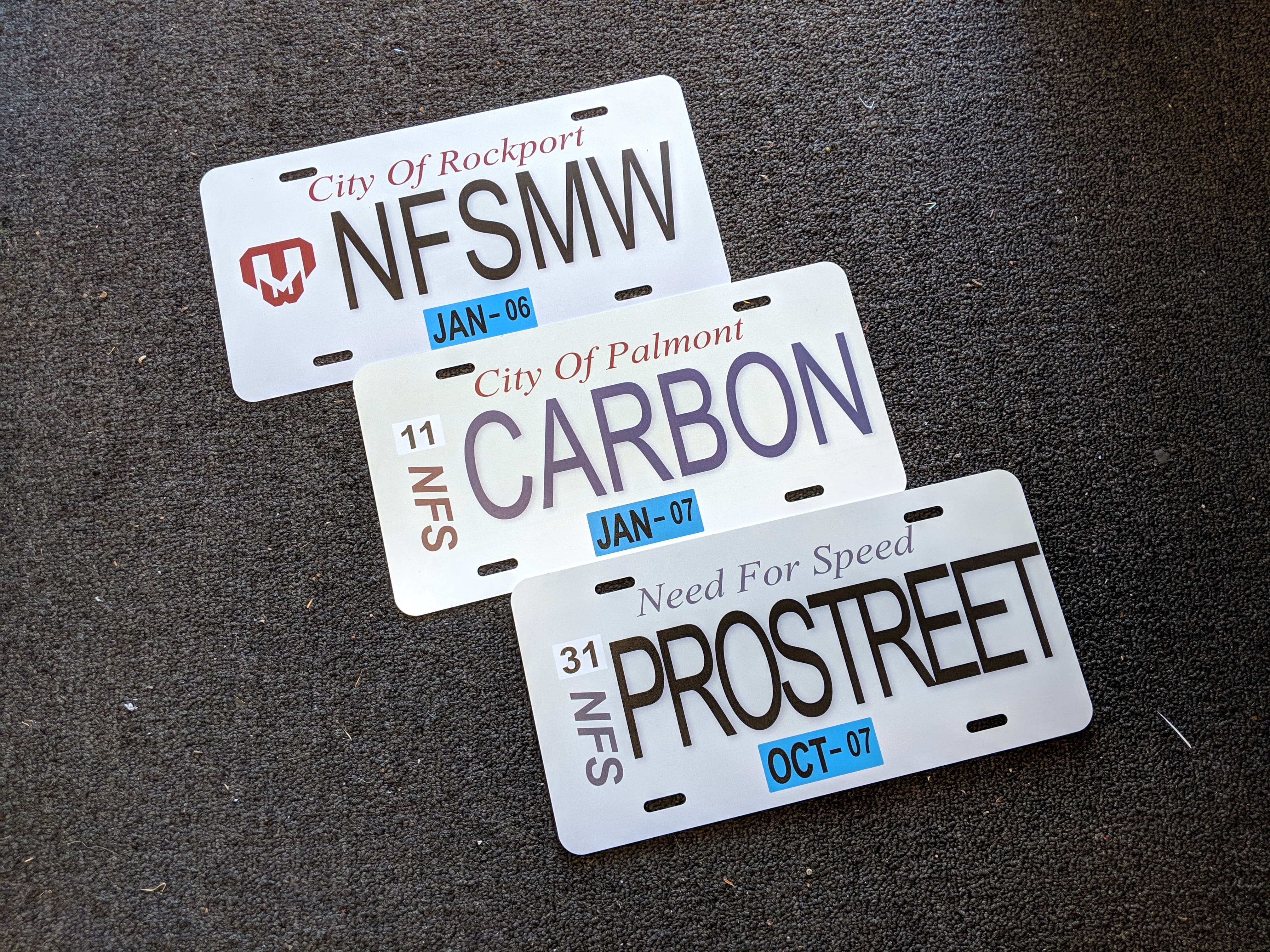 Need For Speed Replica Plates – Illumaesthetic