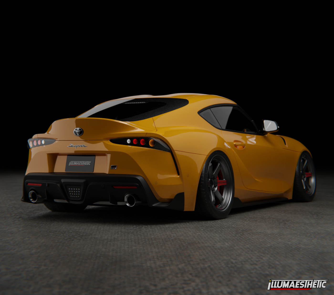 Toyota Supra MKV 3D Printed Light Inserts (for DIY V2)