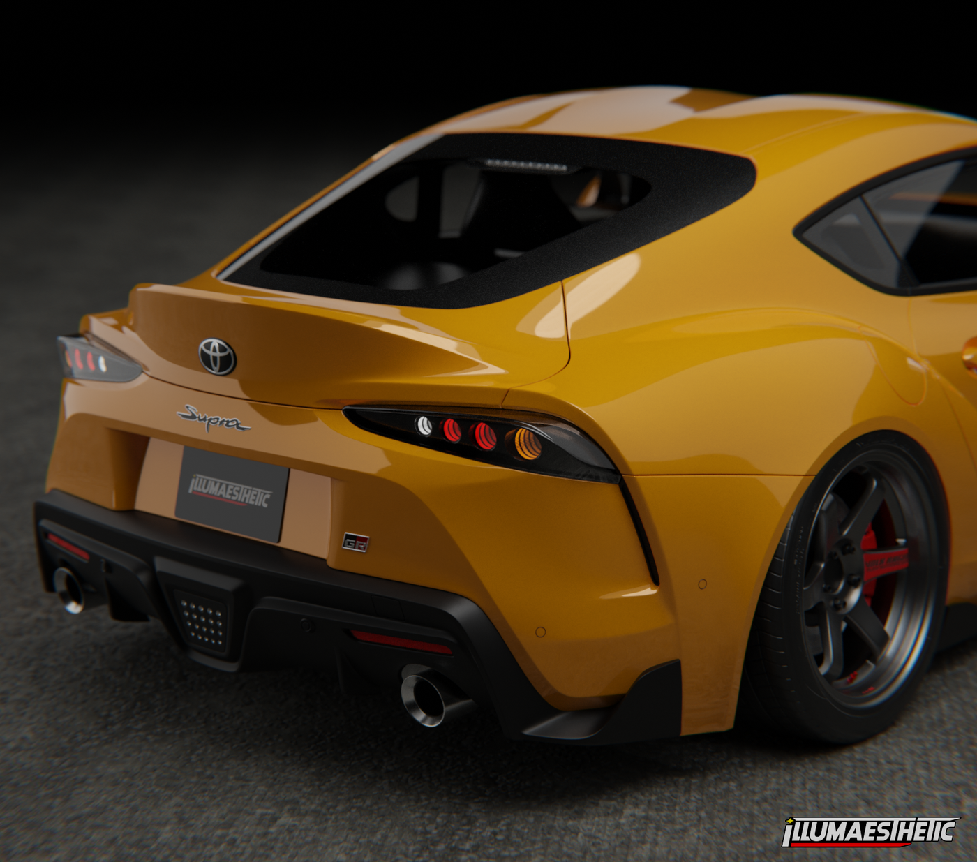 Toyota Supra MKV 3D Printed Light Inserts (for DIY V2)