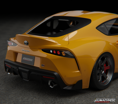 Toyota Supra MKV 3D Printed Light Inserts (for DIY V2)