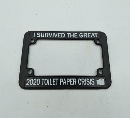 I SURVIVED THE 2020 TOILET PAPER CRISIS - Plate Frame