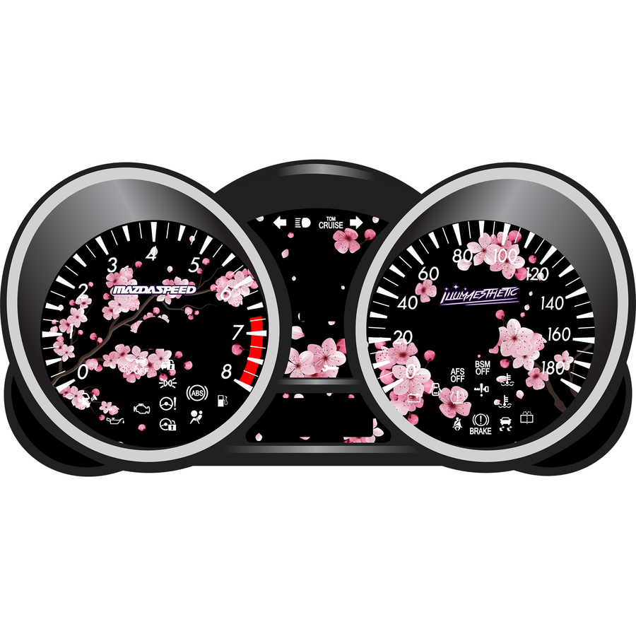 Illumaesthetic's Mazda MazdaSpeed 3 2nd Generation - Gauge Faces (BL, '10-13)