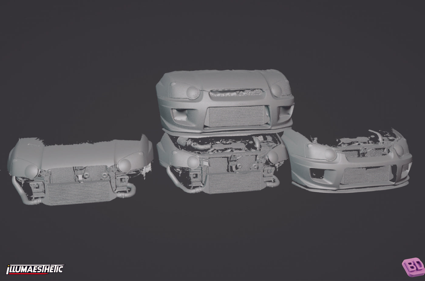 Subaru Impreza Blobeye (GD) 3D Scan (2004-2005)