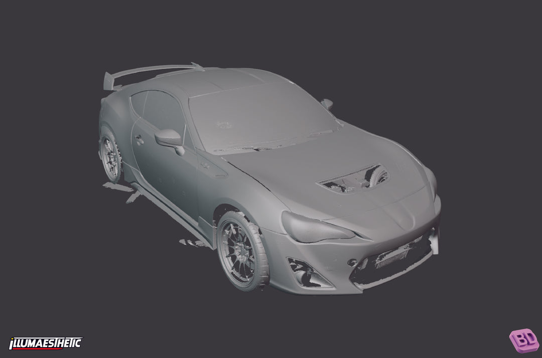 Subaru BRZ / Scion FRS / Toyota GT86 (ZC6 / ZN6) 3D Scan (2013
