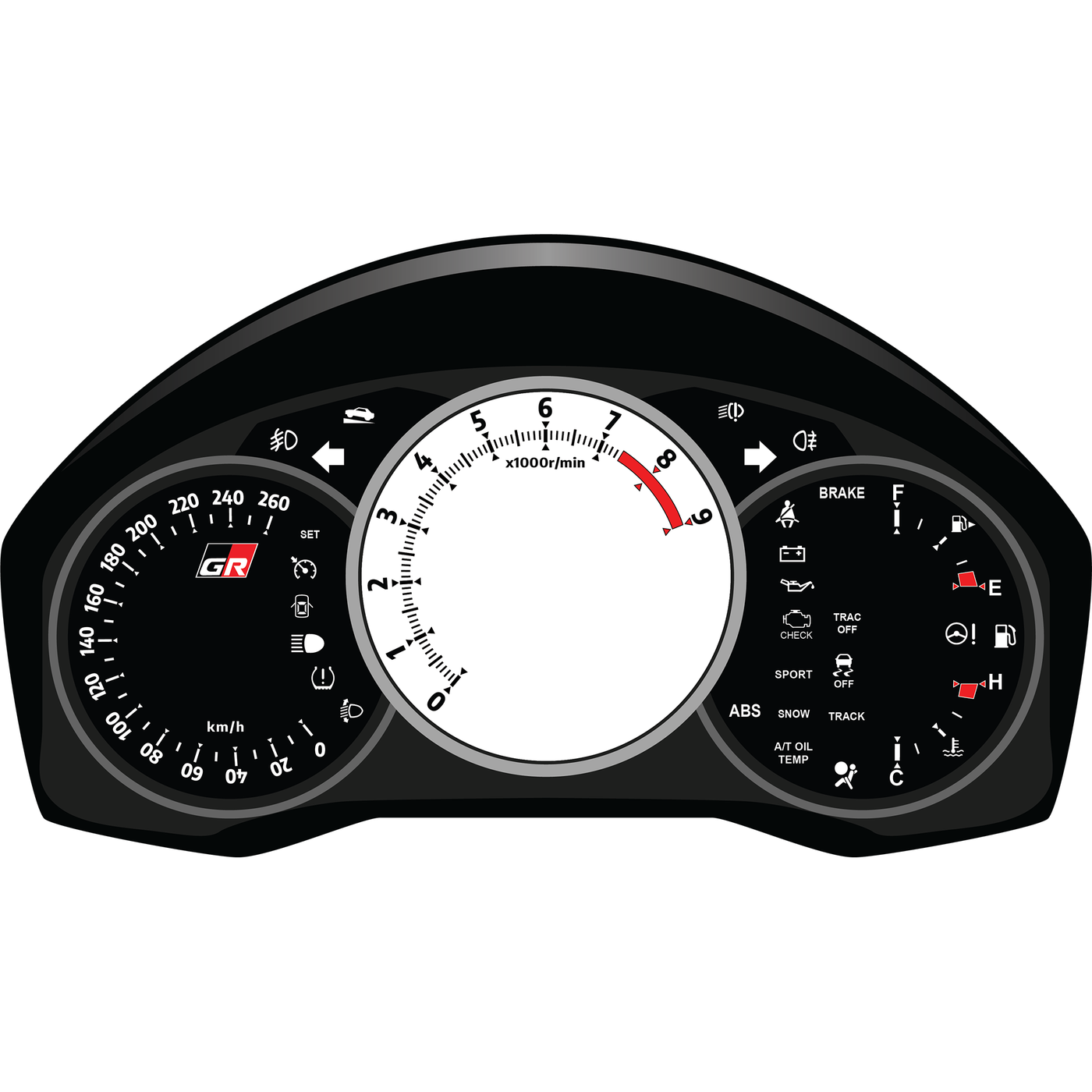 Carbon Cluster Dashboard Meter Gauge Cover for Toyota GT86 Scion FRS S –  carlabshop