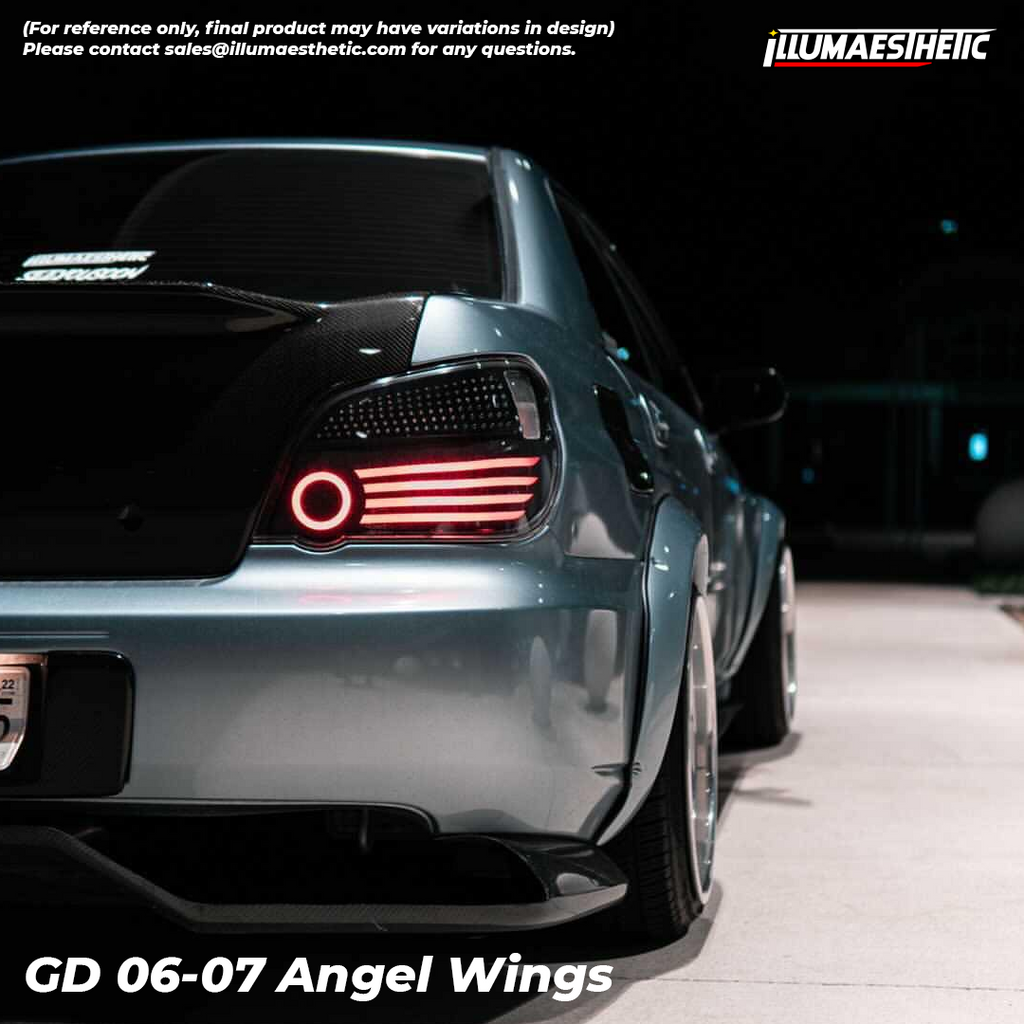 2007 subaru impreza best sale aftermarket tail lights